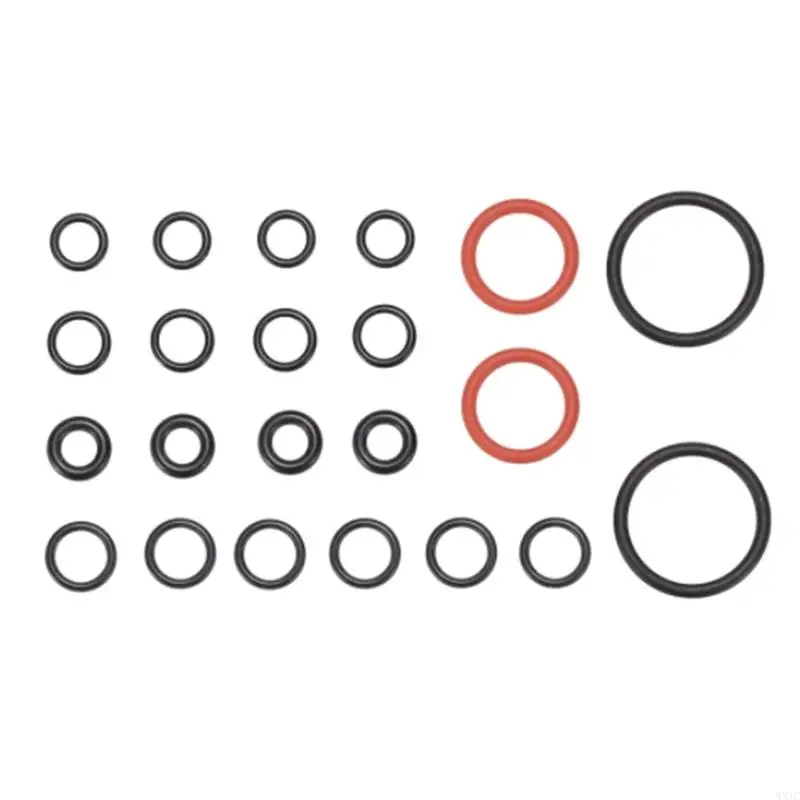 

WXTC 24Pcs High temperatures Resistant O Rings Seal for Coffee Machine Valves Repair Parts