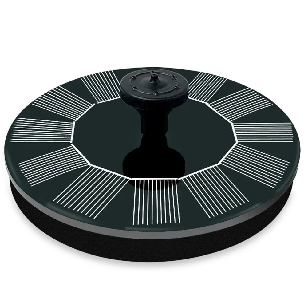 13Cm Solar Floating Fountain for Garden Pond Bird Bath Outdoor Water Feature Solar Powered Automatic 3- Efficient