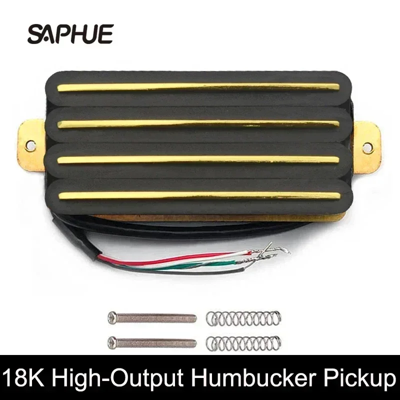 Double Rail 2-Dual Blade Electric Guitar High Output Track Type Four Coil Humbucker Pickup Purple Multi Color