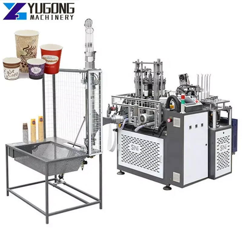 YG Latest Paper Cup Making Machines Famous Brand High Speed Coffee Double Wall Paper Cup Machine Processing Production Line