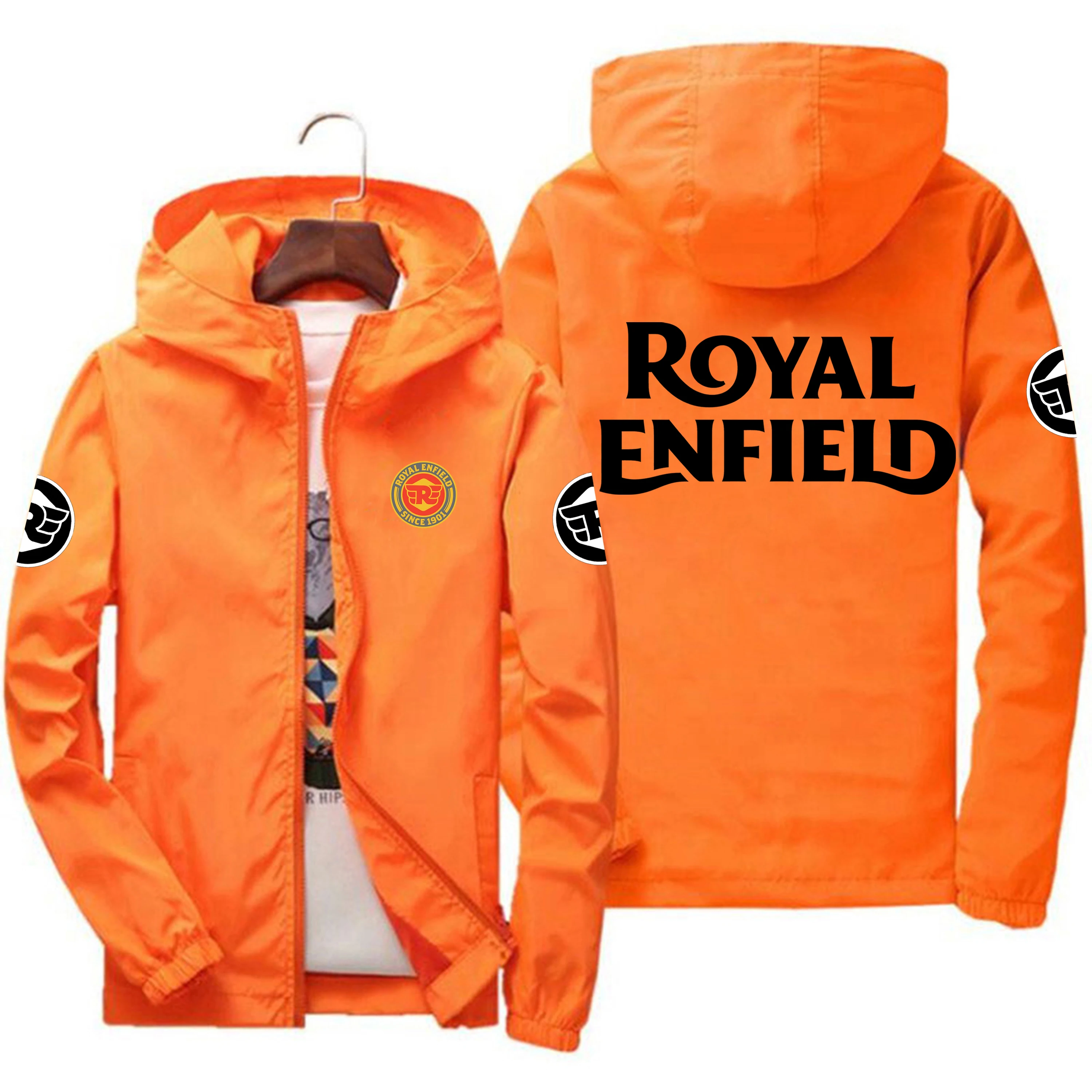 AliExpress NONE 2026 New Retro style Royal Enfield Motorcycle Jacket Racing Jacket Windbreaker Outdoor Sports Bicycle Jacket Men's Clothing tops
