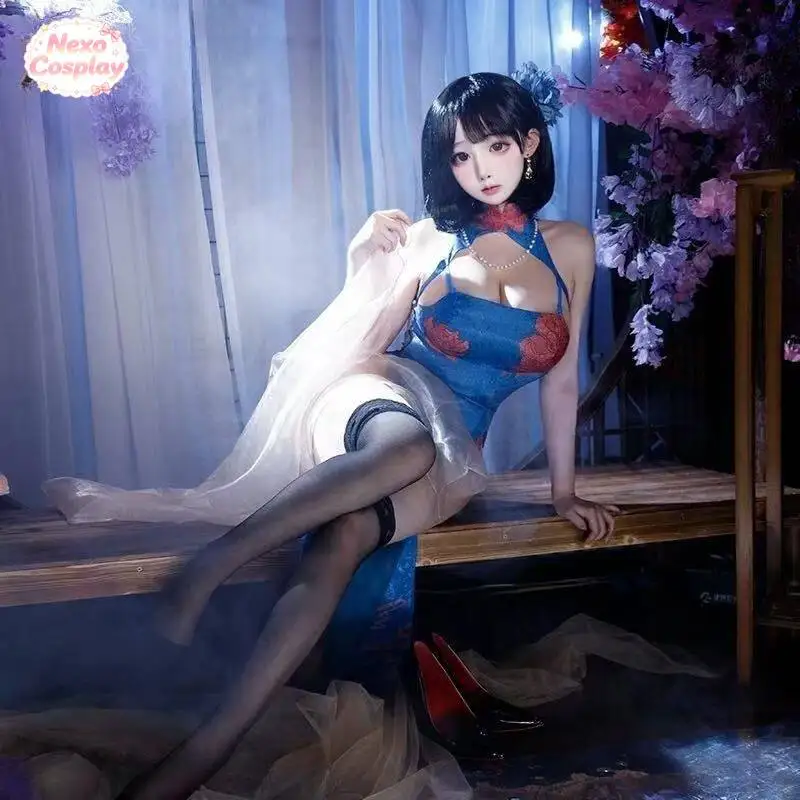 Disfraz de cosplay de Azur Lane Chien Wu, cheongsam sexy, ropa de mujer para juegos de rol del mismo juego NexoCosplay