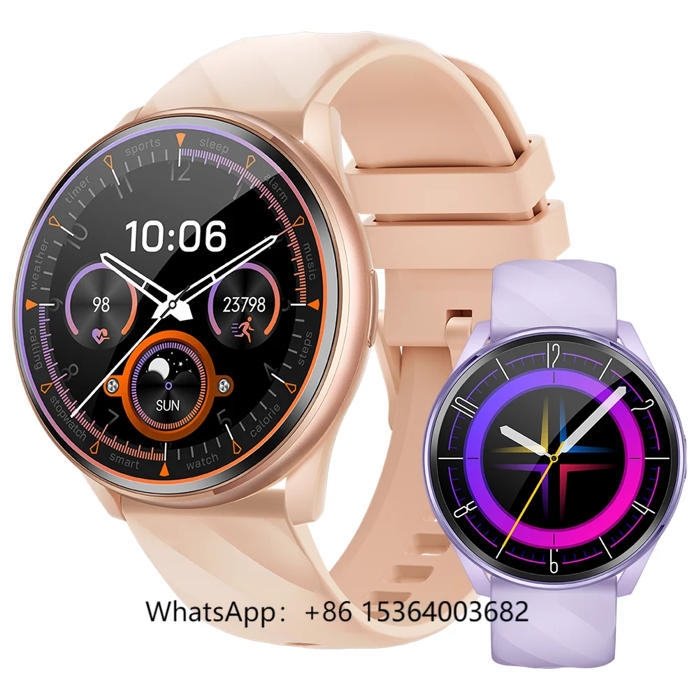 

TJXL-KT77 Women's 2024 Smartwatch 1.46inch IPS Display BT Call Health Sleep Monitoring IP67 Voice Control for Android iOS Calend