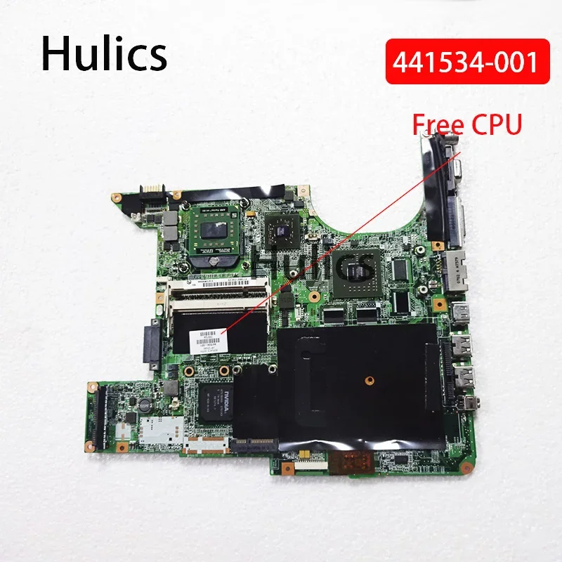 Hulics Used Laptop Motherboard For HP DV9000 DV9500 DV9700 SERIES 441534-001 NF-SPP-100-N-2 DDR2 Mainboard