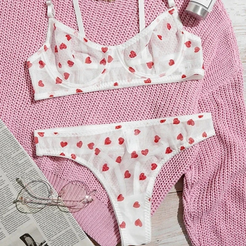 Dámské spodní prádlo Sexy spodní prádlo pro ženy Body kraťasy Push-up podprsenka Luxusní dámské spodní prádlo Transparentní intimní spodní prádlo Set - náhled 2