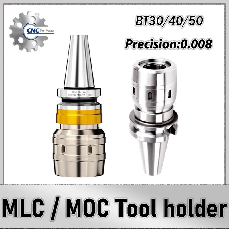 

BT30 BT40 BT50 C20 C25 C32 C42 Powerful Tool Holder Dustproof MLC MOC CNC Tools Machining Center BT Powerful Collet chuck holder
