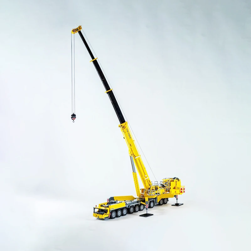 Stad Serie MOC Bricks 1750-9.1 Jib Kraan Bouwsteen Model Kits DIY Puzzel Assembleren Display Speelgoed Kerstcadeaus