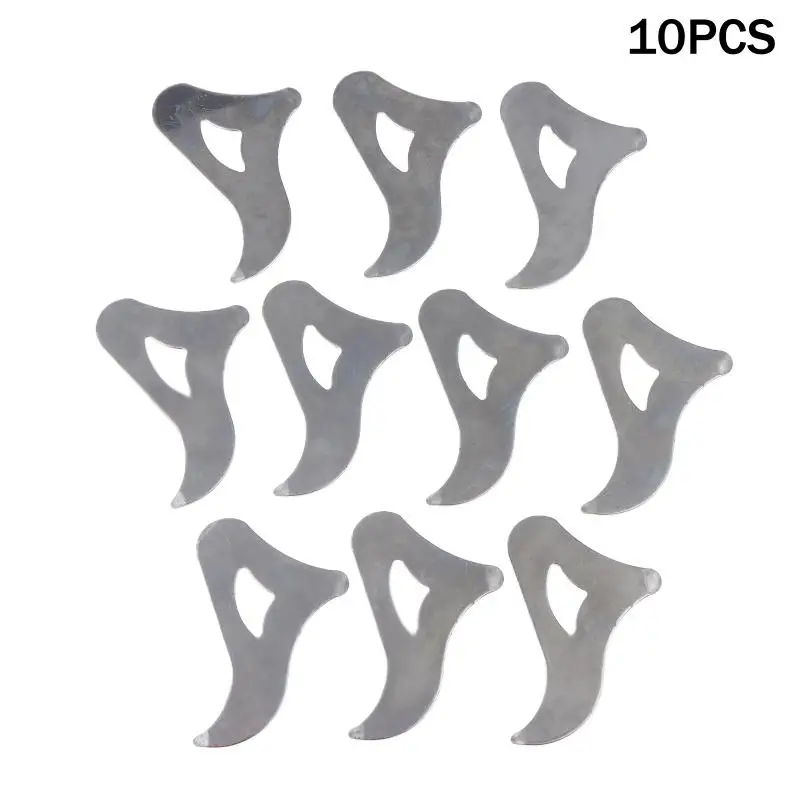 Abridor de porca de aço inoxidável, 10/20 peças, artesanato meticuloso profissional, ferramenta de macadâmia, abridor de porca de aço inoxidável