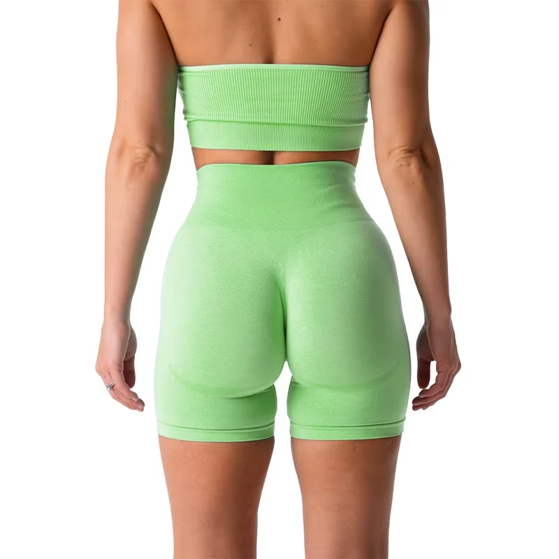 NVGTN pantalones cortos sin costuras para mujer, Shorts de entrenamiento con realce de glúteos, ropa deportiva para Fitness, gimnasio, Yoga