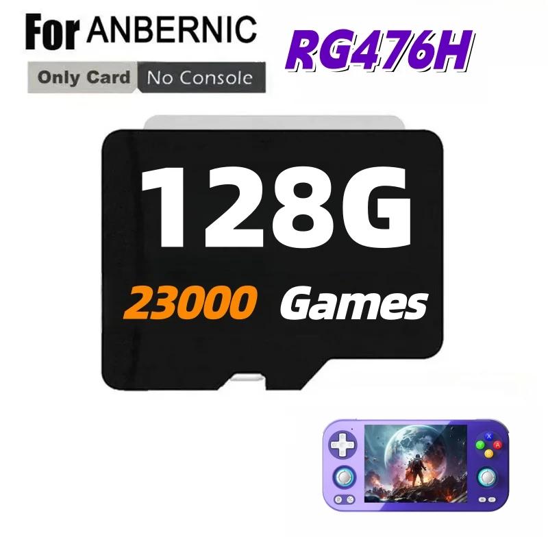 FOR ANBERNIC RG476H TF Card Portable PS2 Handheld Game Console Memory Card 80000 Games PS2 512G 256G 128G Game Card Gift
