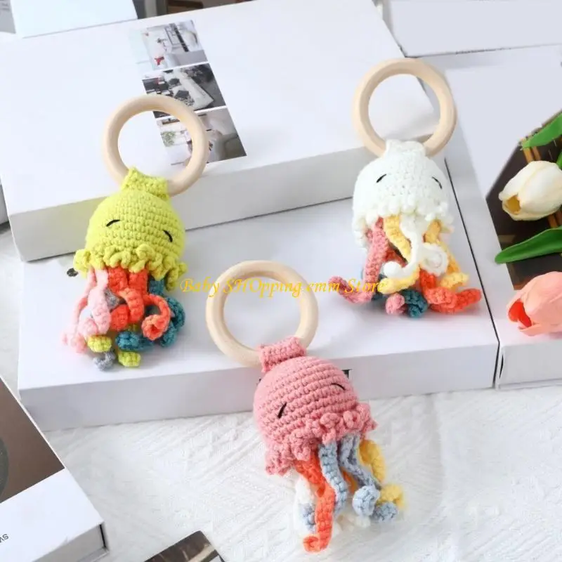23GD Crochet Baby Toy encantador Medestabia Madera TEATER Baby Auditorio Desarrollar juguete