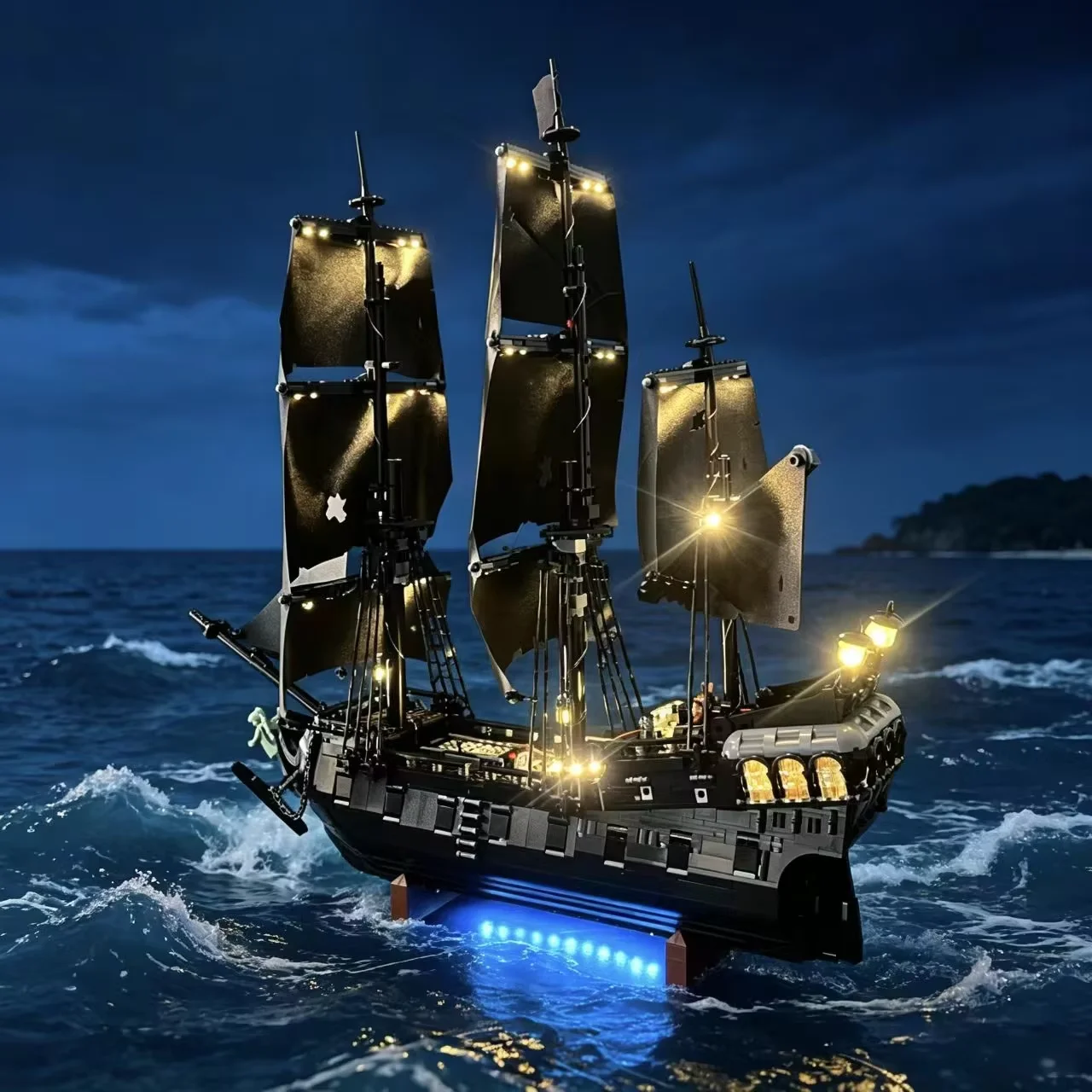 2026 New LED Light Compatible For Pirate Ship 10365 Building Blocks Remote Control Lamp (Not Include Building Blocks) Christmas - view 4