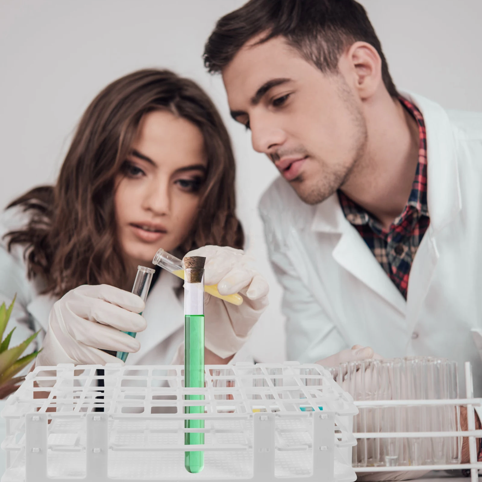 

Flower Tube Holder Vials for Fresh Storage Test Rack Detachable