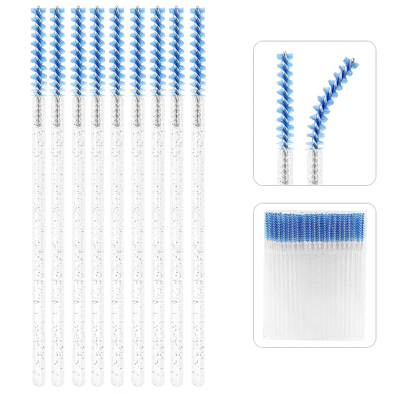 50 stücke Einweg Make-Up Pinsel Wimpern Microbrush Mascara Wands Kosmetik Applikator Augenbraue Micro Pinsel Lash Verlängerung Liefert