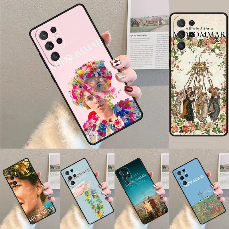 Midsommar Movie Silicone Phone Case For Samsung Galaxy note 10 pro S26 S25 S24 S23 S22 S21 Plus S25Ultra Capa Cover