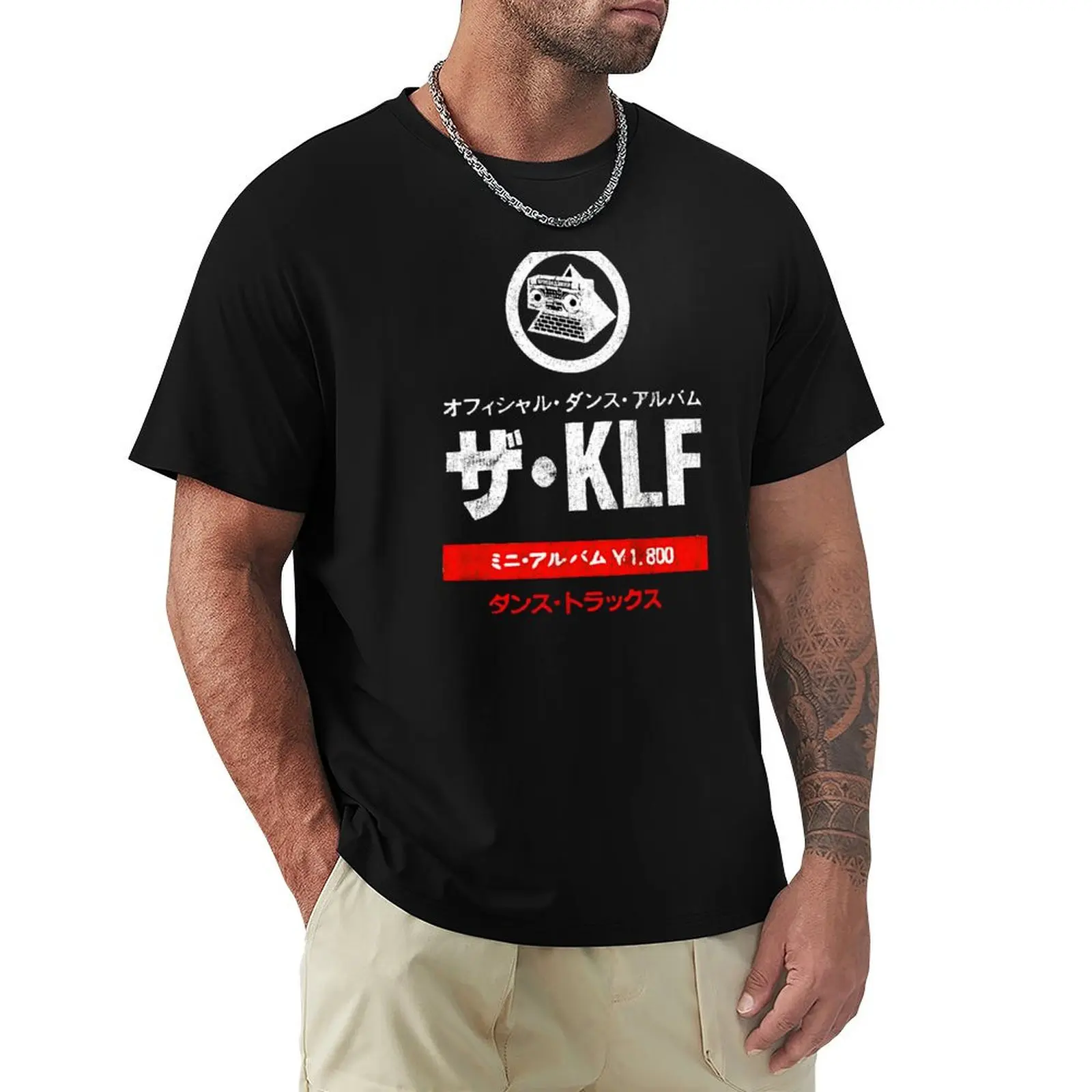 klf japan vintage T-Shirt sports fans oversized t shirt quick drying mens workout shirts