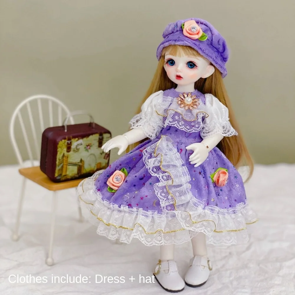 Nieuwe elegante 30 cm poppenkleertjes mooie schattige 1/6 BJD pop outfit set casual meisje speelgoed cadeau DIY
