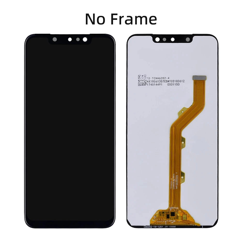 Display Screen For Infinix Hot 7 Pro X625 LCD Touch Screen Digitizer Assembly Replacement with Free Film Glue Screwdrivers