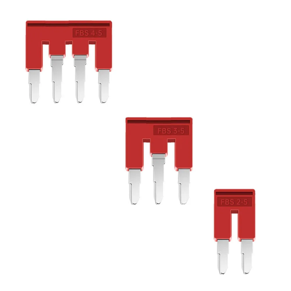 1Pc PT ST 2.5 Mm FBS2-5/FBS3-5/FBS10-5 DIN Rail Terminal Block Accessories Plug-In Bridge FBS 4-5 Jumpers 2/3/4/5/10 Seat