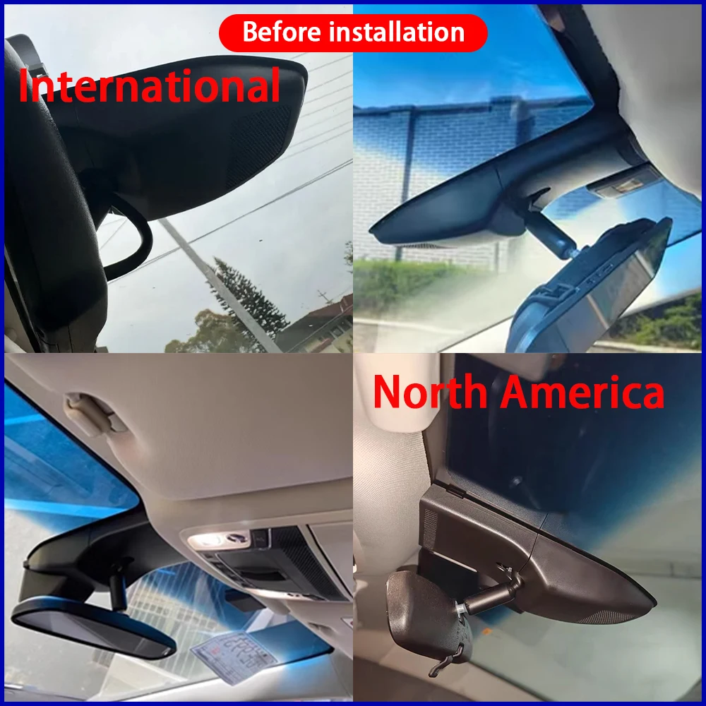 ZJCGO 4K Car DVR Dash Cam Wifi Lens Front Rear Camera 24h Monitor Recording for Honda Odyssey RC1 RC2 RC4 2018-2024