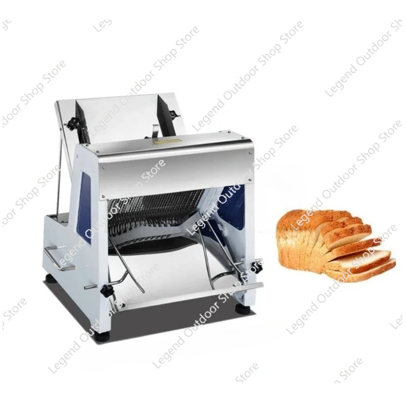 

Adjustable Bread Loaf Slicer 31pcs Toast Bread Slicing Machine Loaf Bread Cutting Machine Commercial Bakery Equipment