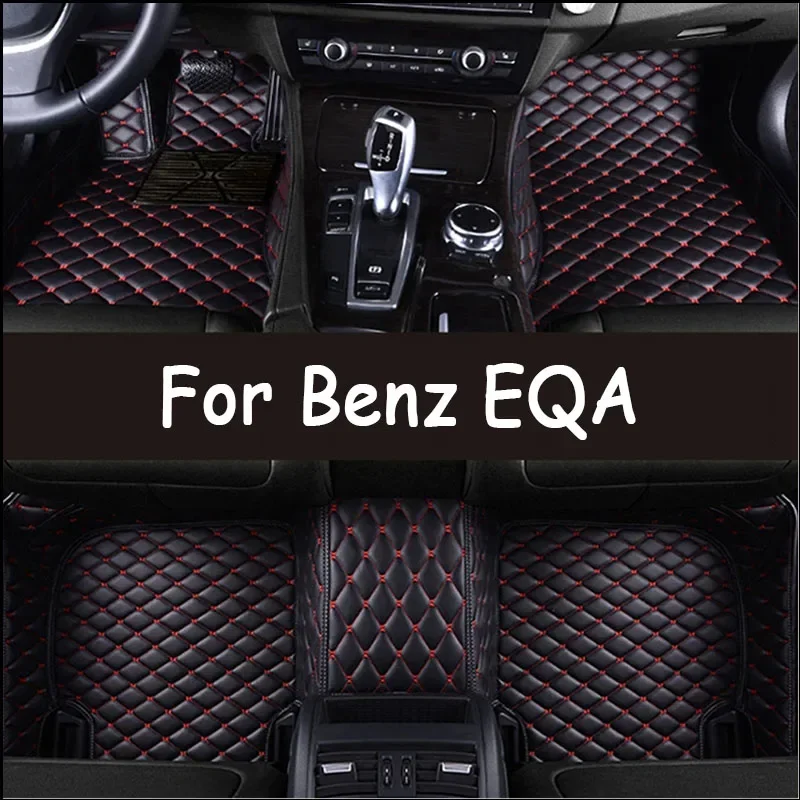 

Car Floor Mats For Mercedes Benz EQA 2022 Custom Auto Foot Pads Automobile Carpet Cover Interior Accessories