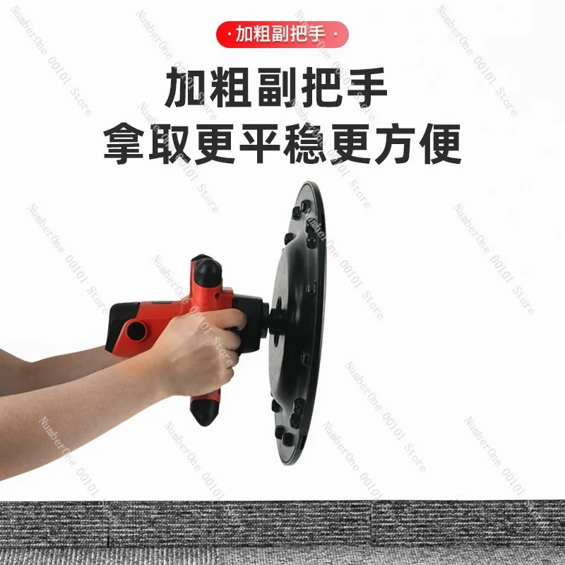 Professional Handheld Electric Wall Plastering Machine Cement Mortar Finishing Trowel Smoothing Polishing Tool for Wall Floor
