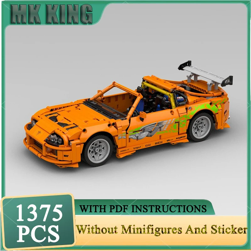 

Super Sports Car Moc Building Bricks Tyt MK4 (1:12) Champion Speed Cars Model Technology Blocks Assembly Gift Toys DIY Sets
