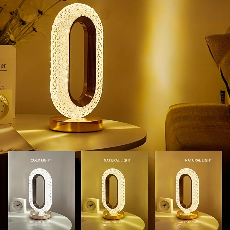 Rechargeable Led Light Bedside Ambient Light Book Reading Lamp Wireless Mood Light Living Room Birthday Decoration