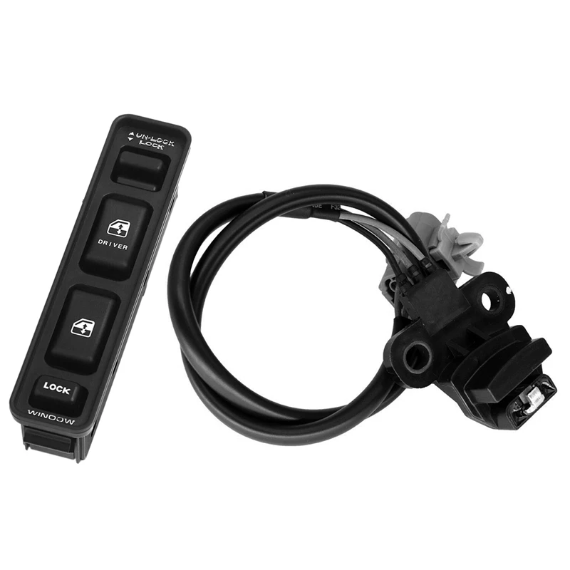 Interruptor mestre da janela do poder do controle, sensor da polia do eixo manivela do motor, acessórios do carro, 2 PCes, 1 PC
