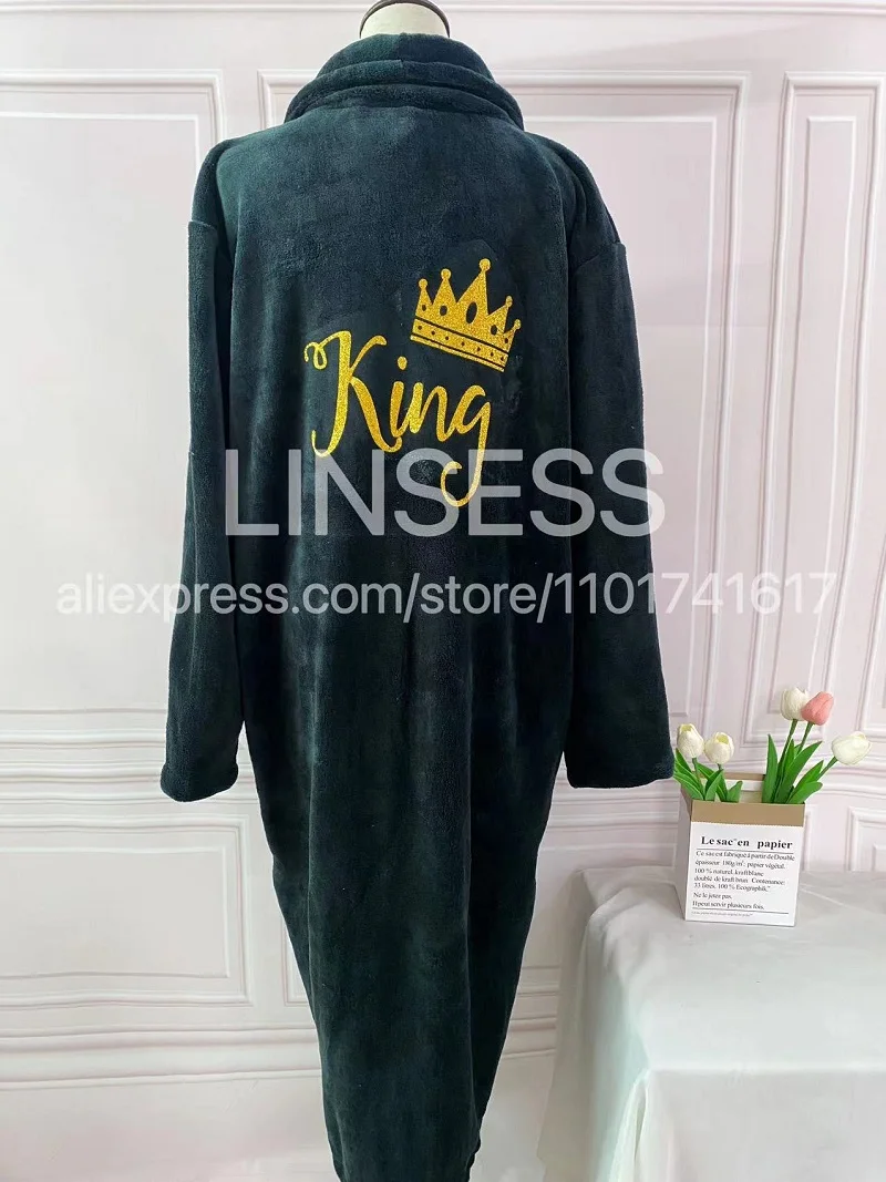 Customized Honeymoon Robes Couples Spa Robes Gift Bride And Groom Gift Mr Mrs Bathrobes Flannel Anniversary King Queen Bathrobes