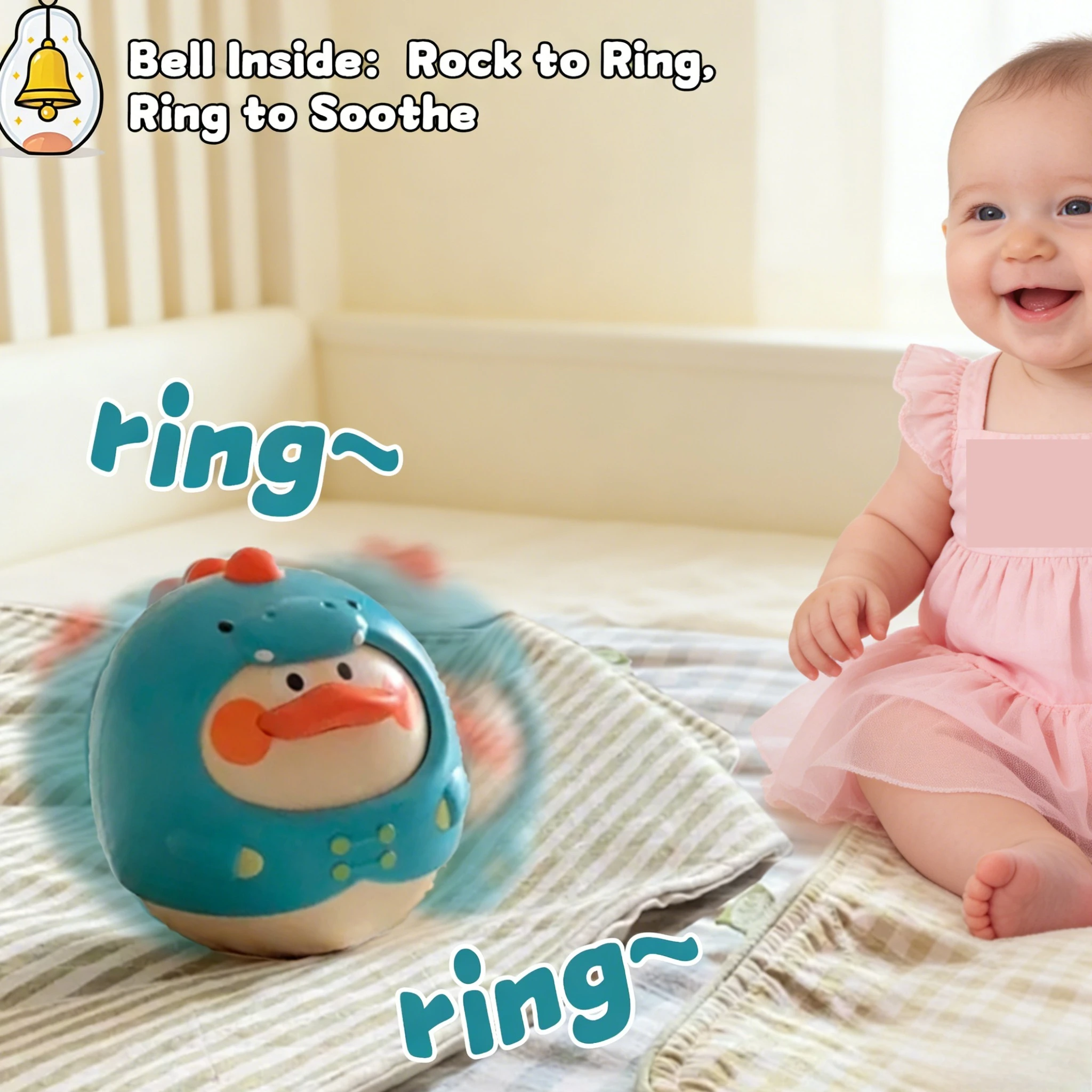 Development Baby Rattles Soft Hand Grab Sensory Shaker Teething Toys for Babies Animal Toys Newborn Sensory Educational Gifts