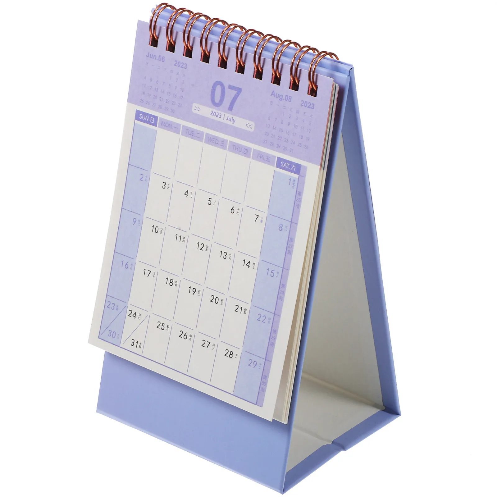 

Simple Style Calendar Month Desk Standing Office Table Flip Decorative Household
