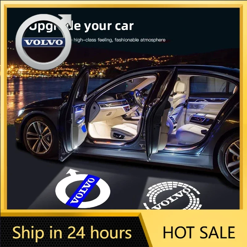 

2026 Новый для Volvo Emblemems 2 шт. Volvo HD Автомобильная дверь Лампа приветствия Светодиодная лампа проектора Для Xc60 Xc90 V40 V60 S60 V50 V90 S80 C40 XC