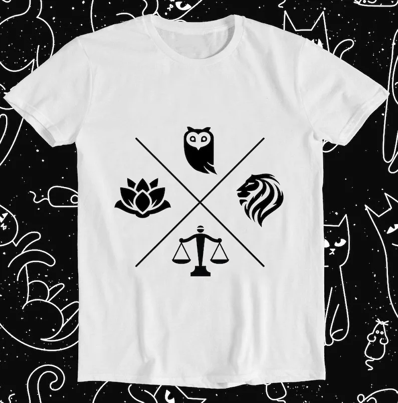 Stoic Virtues Wisdom Temperance Justice Courage Stoicism Retro Funny Meme Gift Tee T Shirt 1225