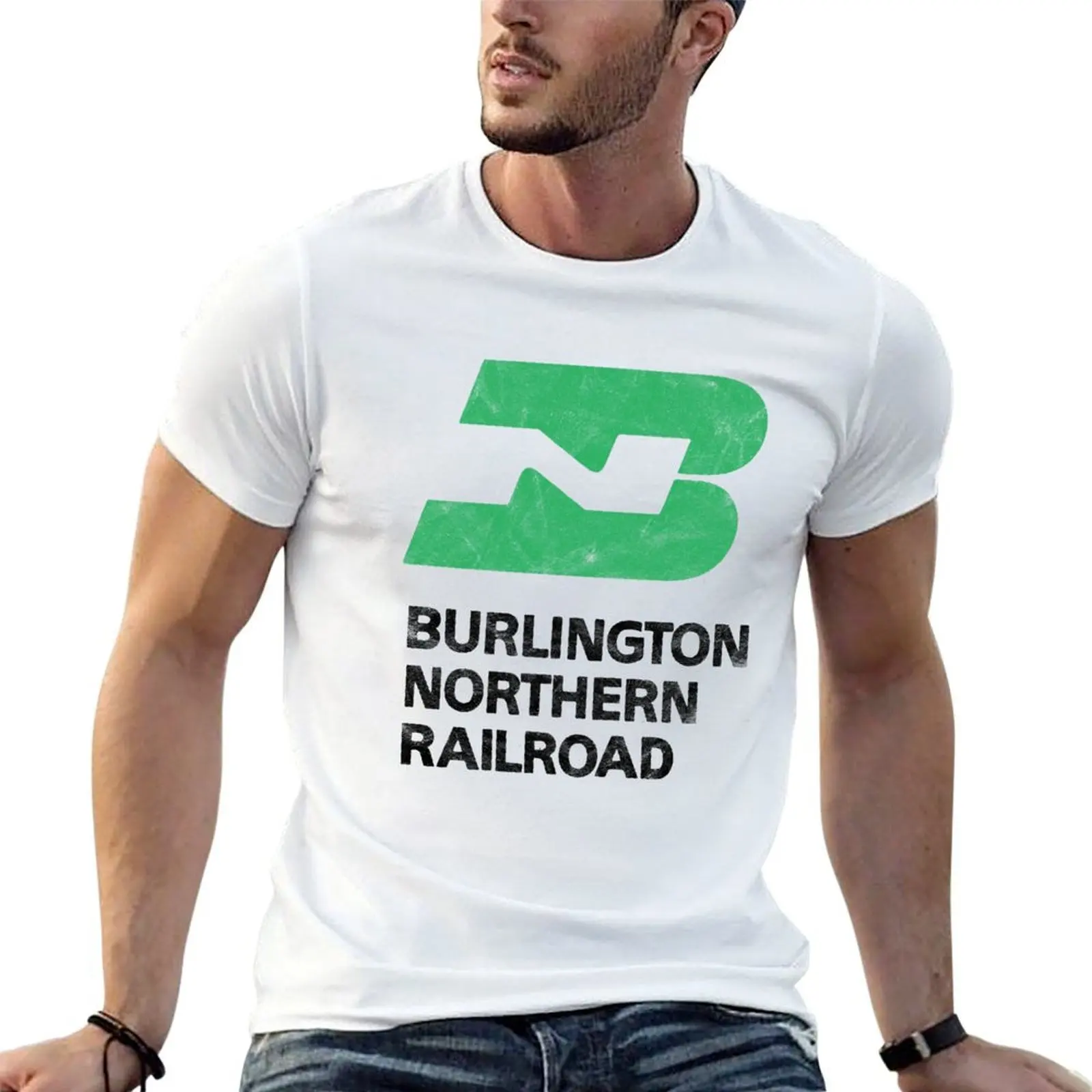 

Burlington Northern Railroad T-Shirt funny t shirts cotton man t shirt cotton man t shirt designer T-shirt