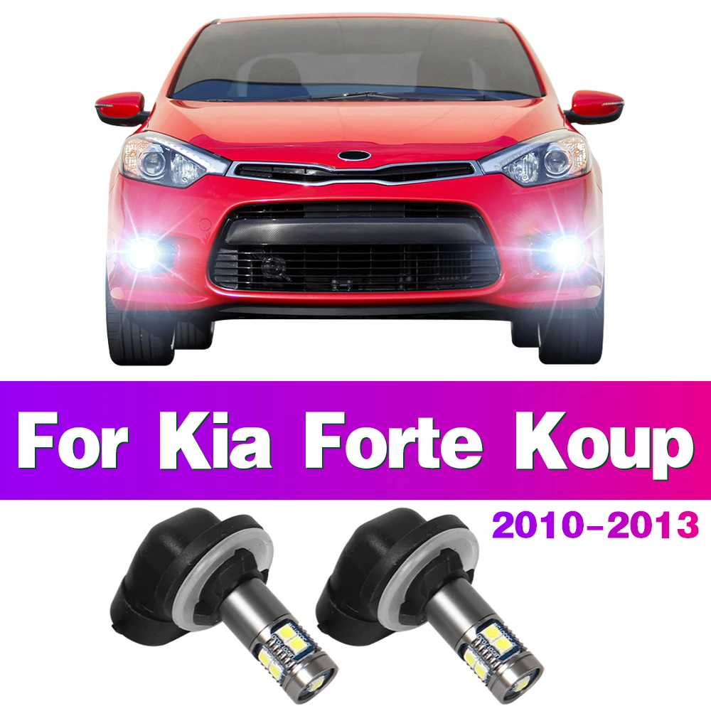 881 886 889 H28 888 894 896 898 LED Fog Light Bulbs Car Front Lamp Auto Accessories For KIA Forte Koup 2010 2011 2012 2013