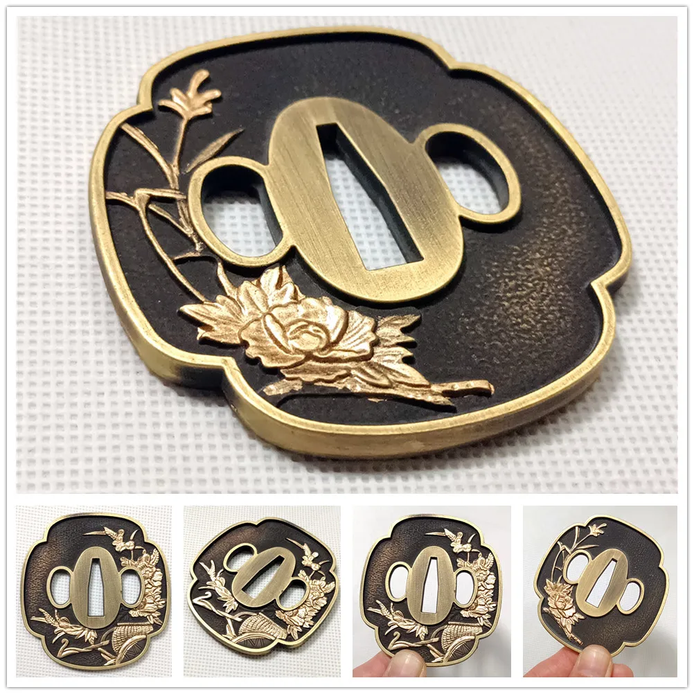 Alloy Guard Tsuba For Japanese Samurai Katana Sword Guard Wakizashi DIY Fittings Nice