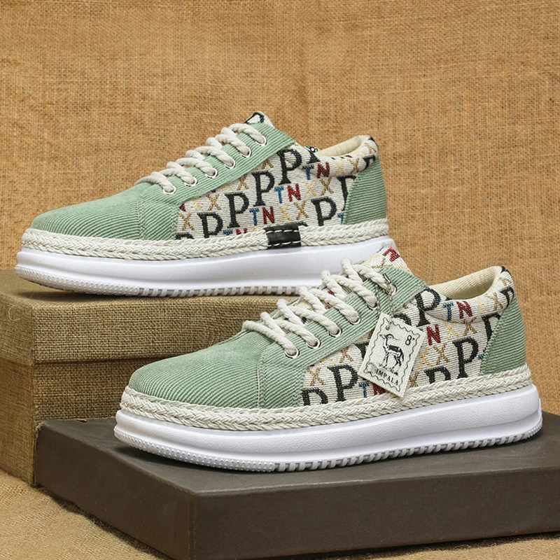 Summer Men's Shoes Lightweight Mens Sneakers Summer New Men Sulfide Shoes Lace Upgrade Casual Shoes