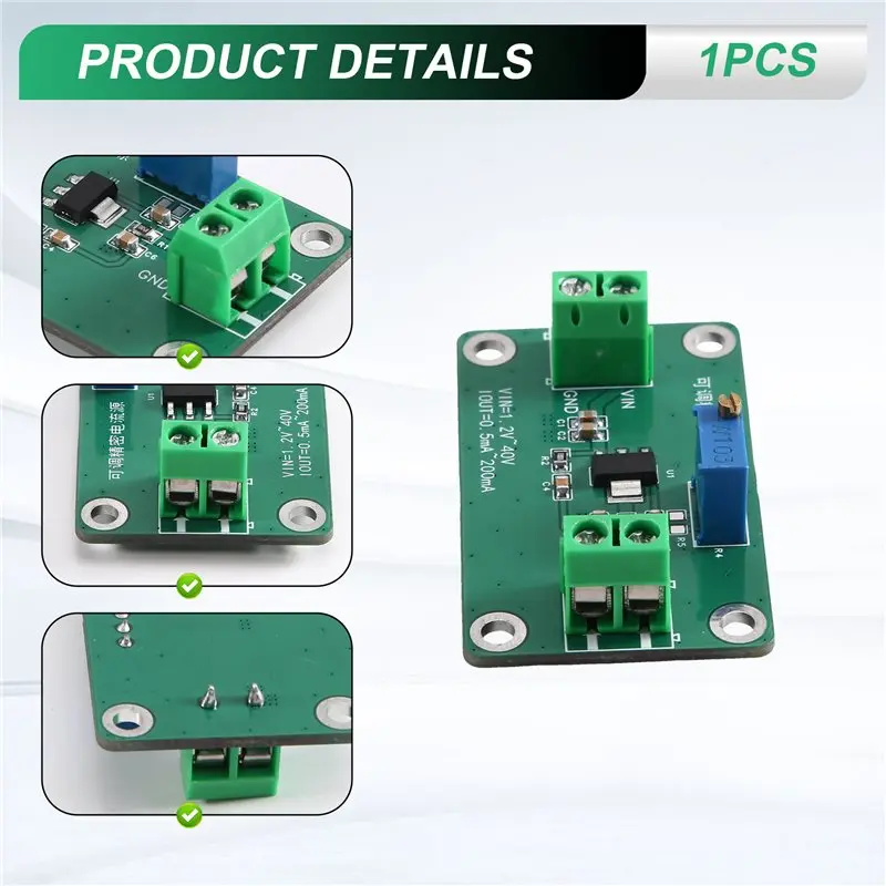 M11K-LT3092 Adjustable Accuracy 200Ma Constant Current Source Module, LED Driver, Adjustable Current Source Module