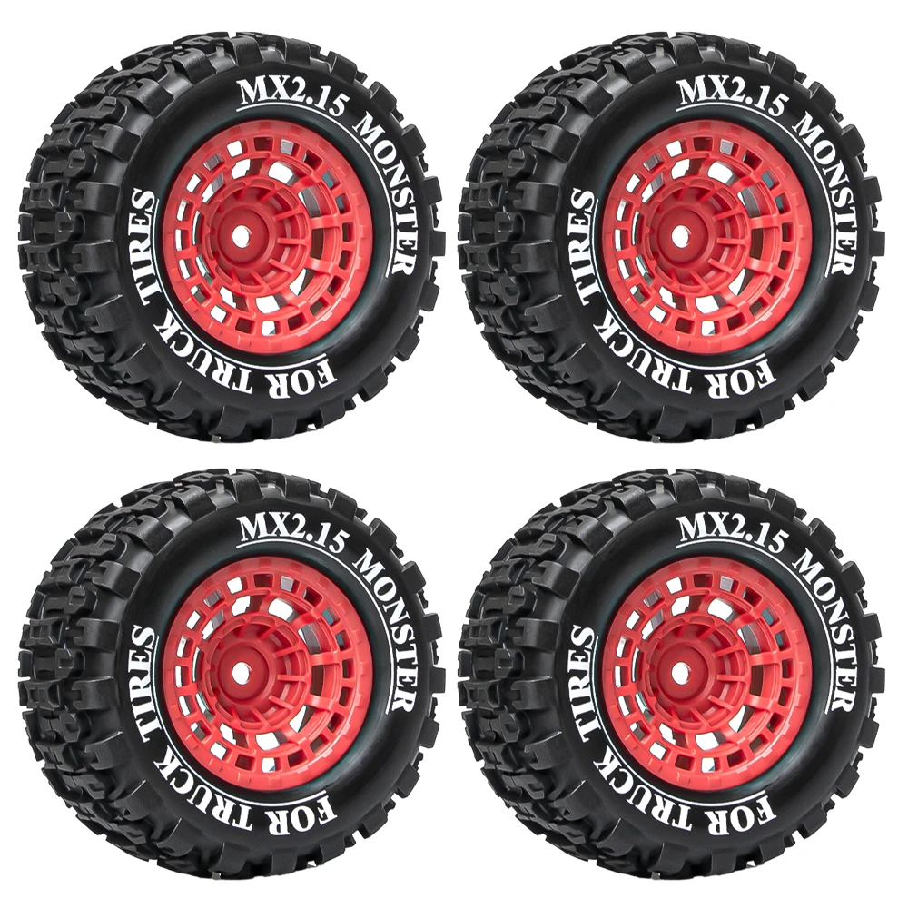 إطارات عجلات Mx2.15 بوصة 100*52 مللي متر لـ 1/16 Traxxas Mini Maxx Xrt E-revo Rlaarlo Mjx 16207 16208 16209 Hsp Losi 1/18 Mini Lm