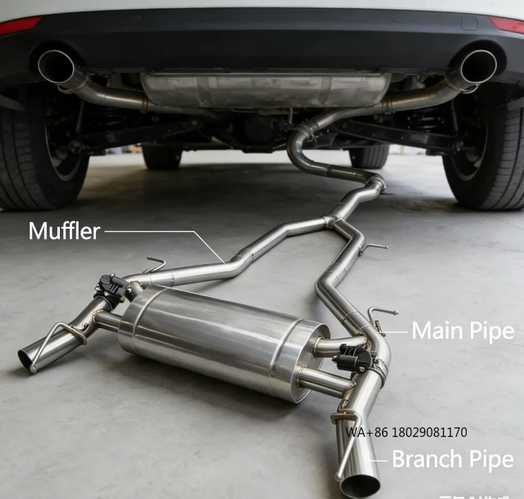 

Cat Back Exhaust Suitable for CT5 2.0T 2019-2023 304 Stainless Steel Material Power Upgrade