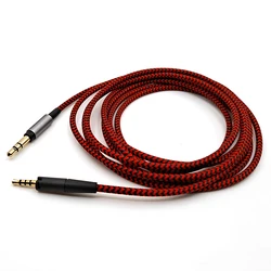 For Sennheiser HD4.30 HD400S HD458 HD450BT HD350BT HD4.40BT MOMENTUM Earphone Replaceable 3.5mm  to 2.5mm Nylon Braided Cable