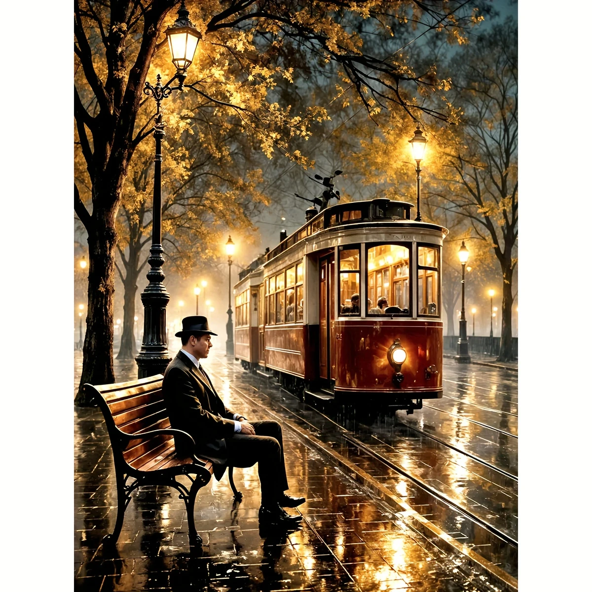 

Город ночью: одинокий человек. Пазлы на 500/1000/1200/2000 элементов. Семейные игры для игровой комнаты, спальни, подарки.