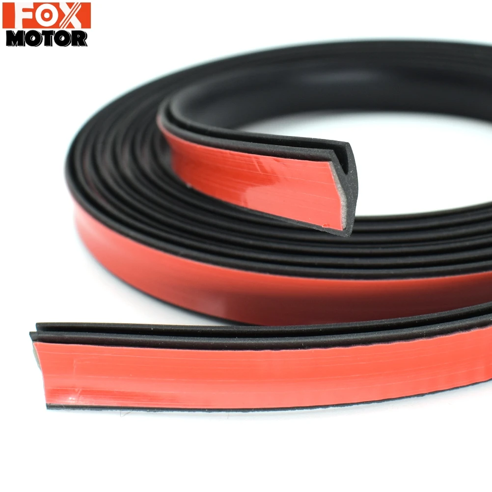 4 Meter Universal Car V Shape Rubber Seal Weather Strip Windshield Hollow Glass Window Edge Moulding Trim Decorate Weatherstrip