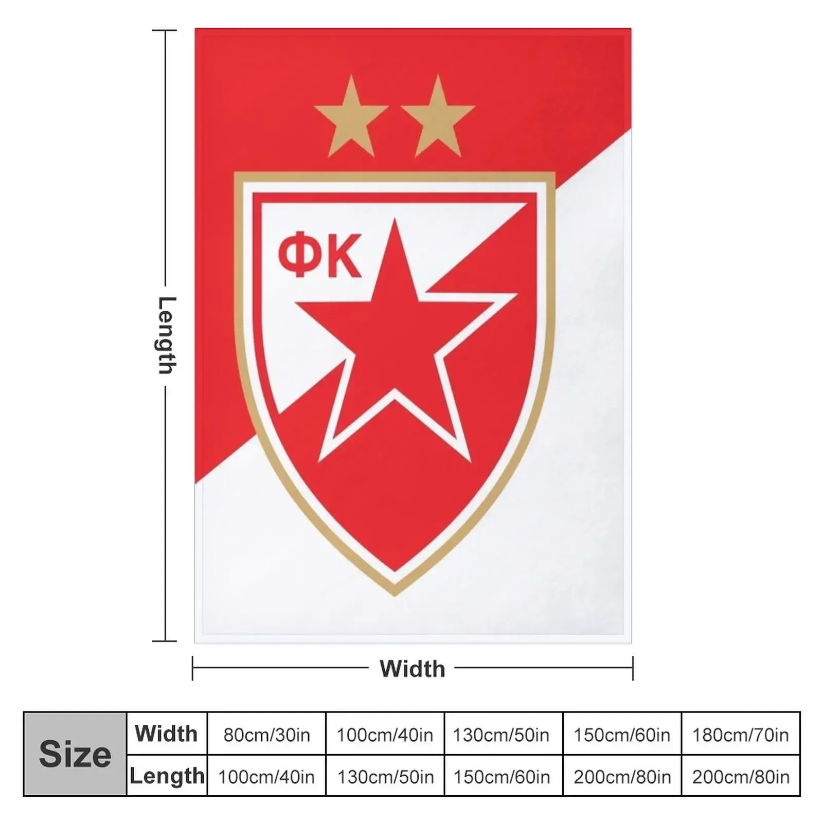 Moja Crvena Zvezda Beograd Serbian Love Delije Throw Blanket Furrys halloween Beach decorative Blankets