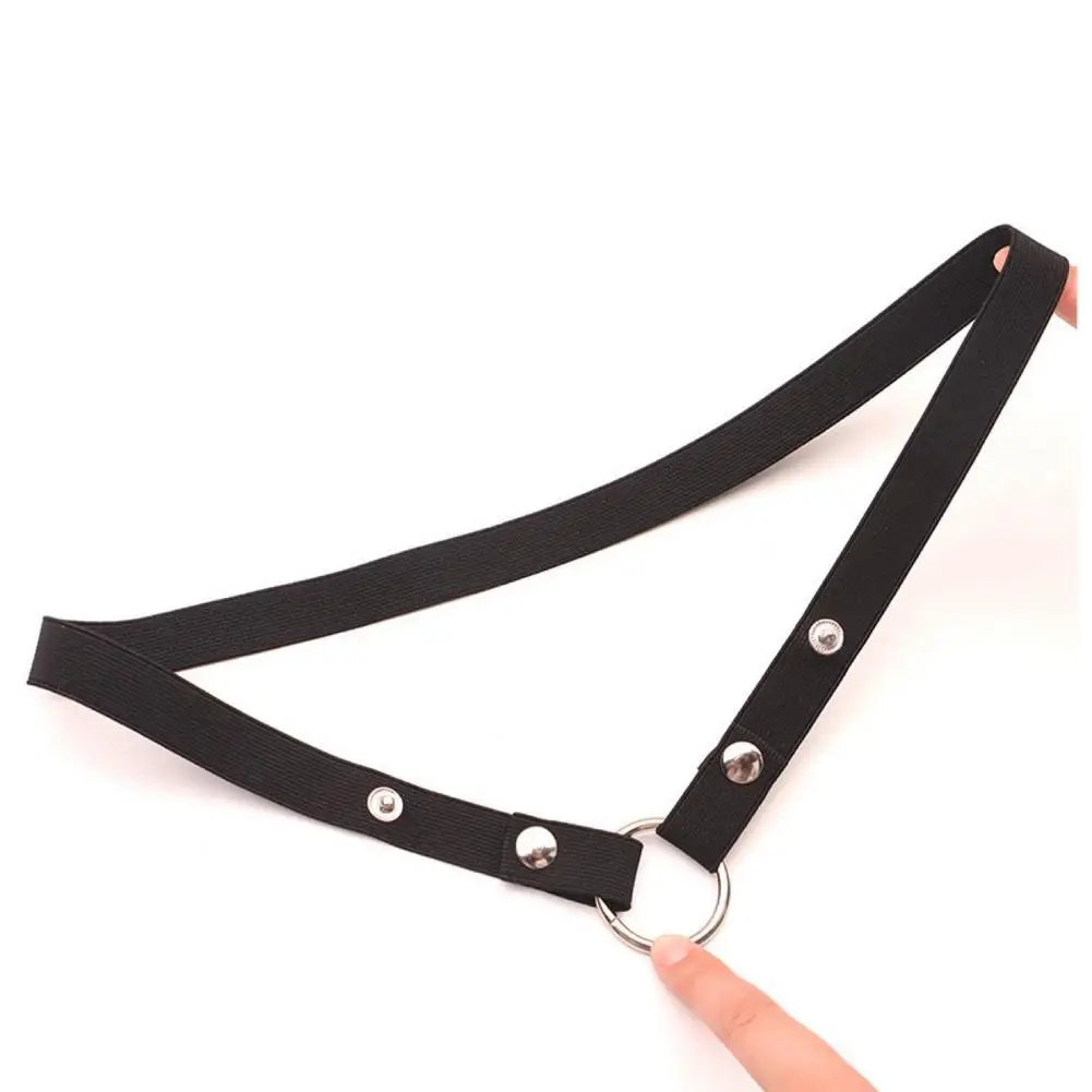 حزام مساعد مرن للرجال، قفل جنسي مضاد للسقوط، حزام العفة، قفل ذكر، جهاز العفة المضاد للإيقاف، قفص مرن #4