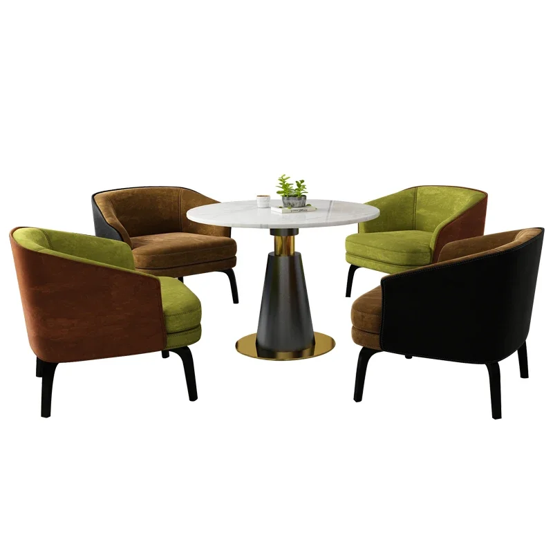 

Диван для приема, отель, квартира, клуб, офис продаж, приемная, одиночный кожаный диван для переговоров