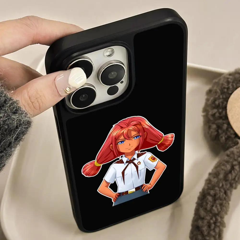 

Everlasting Summer Ulyana Matte Surface Mobile Phone Case for iPhone 17 16 15 14 13 12 11 Air Pro Max Plus Colorful Cover