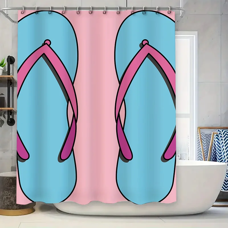 

Romantic Yellow Hearts Shower Curtain Waterproof Fabric Decor for Bathroom Trendy Home Decoration Accessories (L) 180x240cm